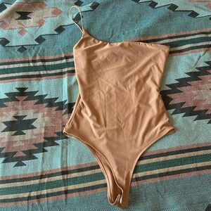 One shoulder body suit